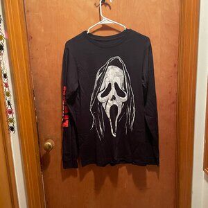 Ghost Face Glow in the Dark Long Sleeve Shirt - Unisex Medium